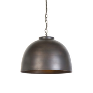 Industriální závěsná lampa hnědá 45,5 cm – Hoodi