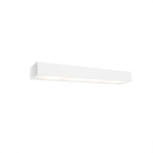 Designová podlouhlá nástěnná lampa bílá 60 cm – Houx