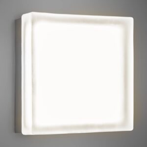 Hranaté LED nástěnné světlo Briq 02 teplá bílá