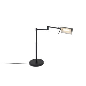 Designová stolní lampa černá včetně LED s dotykovým stmívačem – Notia