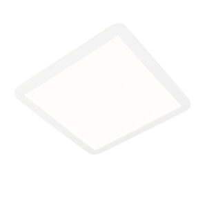 Strop bílý 40 cm včetně LED 3-stupňové stmívatelné IP44 – Steve
