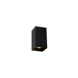 Designová nástěnná lampa černý čtverec – Sabbir