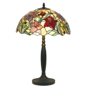 Florale stolní lampa ATHINA, ruční výroba 62 cm