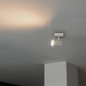 Moderní bodové svítidlo bílé nastavitelné čtvercové - Jeana