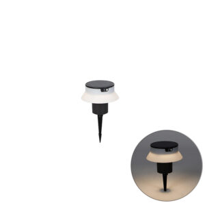 Design pin spot černý včetně LED a stmívače IP55 solar – Felice