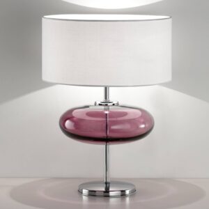 Stolní lampa Show Elisse 62 cm růžový prvek