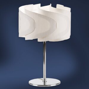 Stolní lampa Lumetto Ellix, vzhled dřeva