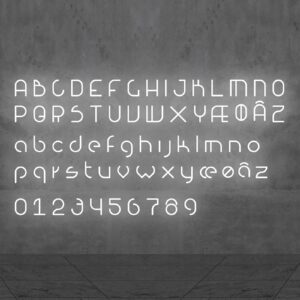 Artemide Alphabet of Light malé písmeno m