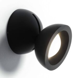 Axolight DoDot LED nástěnné světlo, černá 46°