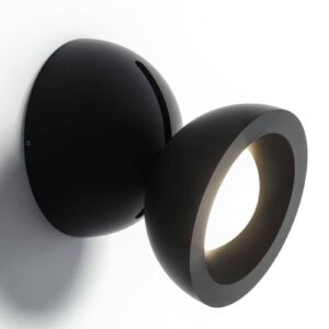 Axolight DoDot LED nástěnné světlo, černá 15°