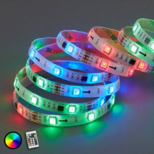 Se 164 světelnými funkcemi 500cm RGB LED pásek Mo