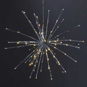 LED dekorační světlo Firework, 5 variant, stříbro