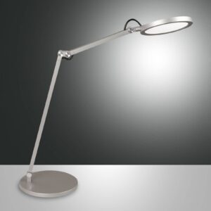 LED stolní lampa Regina se stmívačem, hliník