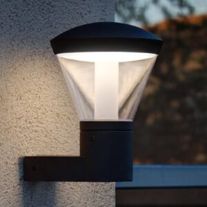 Působivé LED venkovní nástěnné světlo Shelby