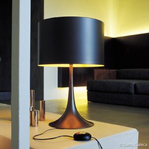 FLOS Spun Light T2 - černá stolní lampa