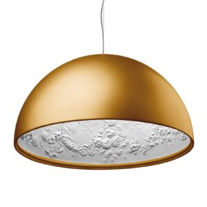 Závěsná lampa FLOS Skygarden 2, matné zlato