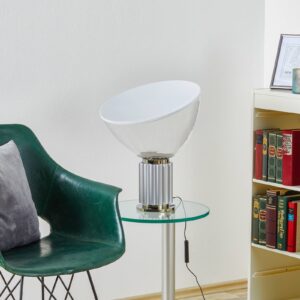 FLOS Taccia malý - stolní lampa LED, alu
