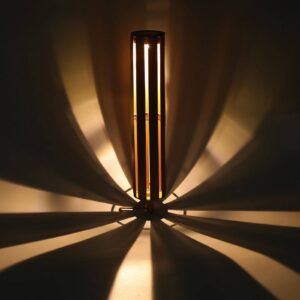 Venkovní dekorační solární světlo 36550 kov, dřevo