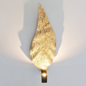LED nástěnné světlo Gamba ve tvaru listu