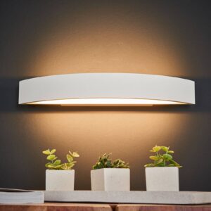 Helestra Yona – nástěnné LED světlo, bílá, 37,5 cm