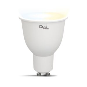 iDual Whites LED reflektor GU10 5,8W tunable white
