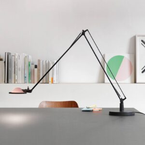 Luceplan Berenice stolní lampa 15cm, černá-růžová