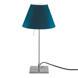 Luceplan Costanzina stolní lampa hliník, modrá
