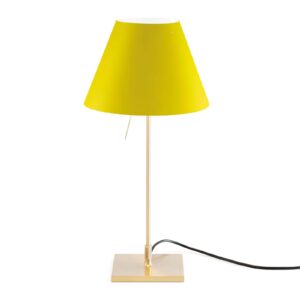Luceplan Costanzina stolní lampa mosaz žlutá