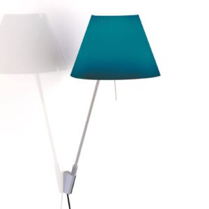 Luceplan Costanzina nástěnné světlo hliník modrá