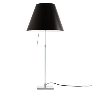Luceplan Costanza stolní lampa D13 hliník/černá