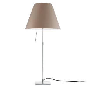 Luceplan Costanza stolní lampa D13 hliník/nugátová