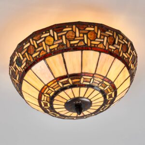 Wilma - stropní světlo v Tiffany stylu