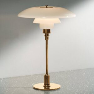 Louis Poulsen PH 3 1/2-2 1/2 stolní lampa mosazná
