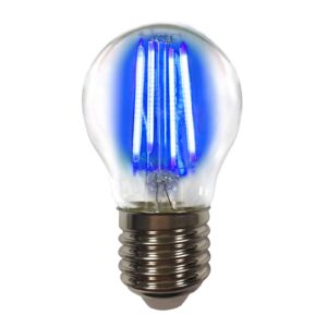 Barevná E27 4W LED žárovka Filament