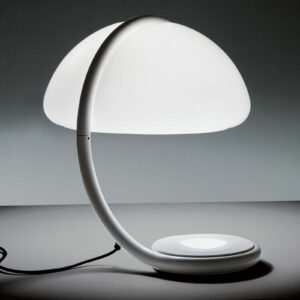Martinelli Luce Serpente - stolní lampa, bílá