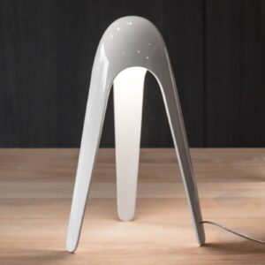 Martinelli Luce Cyborg - LED stolní lampa, bílá