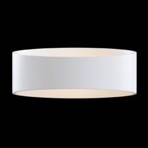 LED nástěnné světlo Trame, oválný tvar v bílé