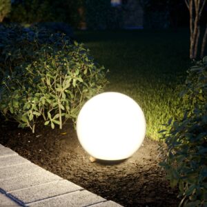 Světlo – koule Cumulus S pro zahradu, Ø 30 cm