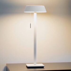 OLIGO Glance LED stolní lampa bílá matná
