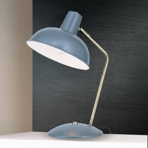 Ve vzhledu vintage – stolní lampa Fedra šedá