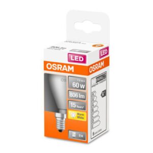 OSRAM Classic P LED žárovka E14 7W 2 700 K matná