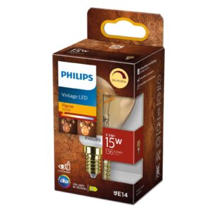 Philips LED Classic E14 P45 3,5W 1 800 K zlatá