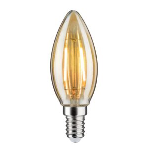 LED žárovka svíčka E14 4,7W 2 500K zlatá, stmívací