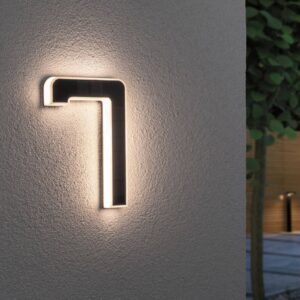 Paulmann LED solární číslo domu 7