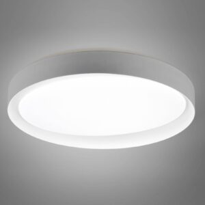 LED stropní světlo Zeta tunable white, šedá/bílá