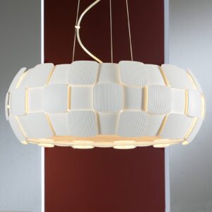 LED závěsné světlo Quios bílé, 54cm