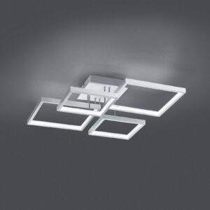 LED stropní světlo Sorrento 52 x 52 cm, hliník
