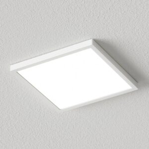 Bílé hranaté LED stropní svítidlo Solvie