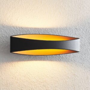 Arcchio Jelle LED nástěnné světlo, 43,5 cm, černé