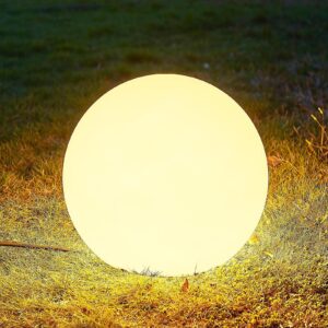 Arcchio Orlana světelná koule, IP65, bílá, 35 cm